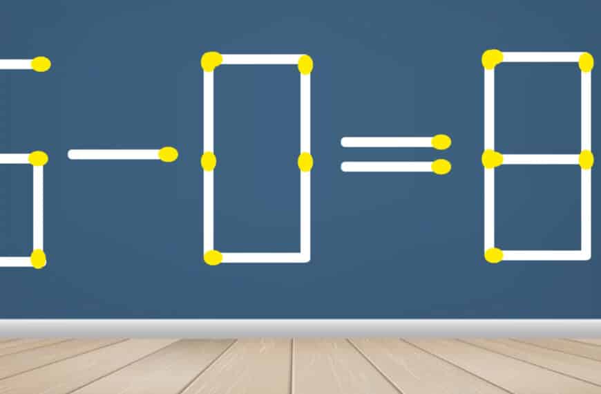 Sfida matematica: aumenta il tuo QI in 60 secondi spostando solo 2 fiammiferi!