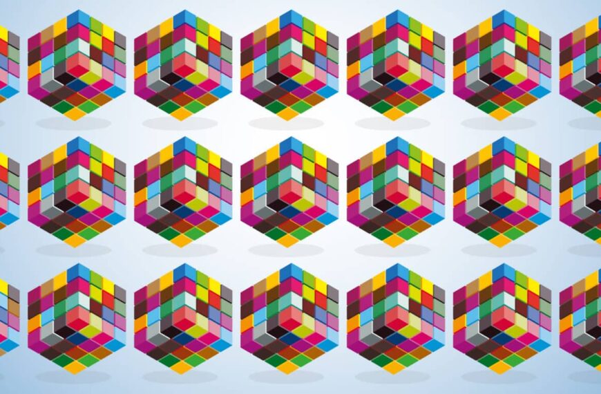 Test visivo: riuscite a individuare l’unico cubo di Rubik in un batter d’occhio?