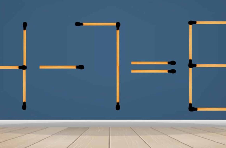 Indovinello matematico: metti alla prova il tuo QI eliminando solo 3 fiammiferi. Riesci a completare la sfida in meno di 40 secondi?